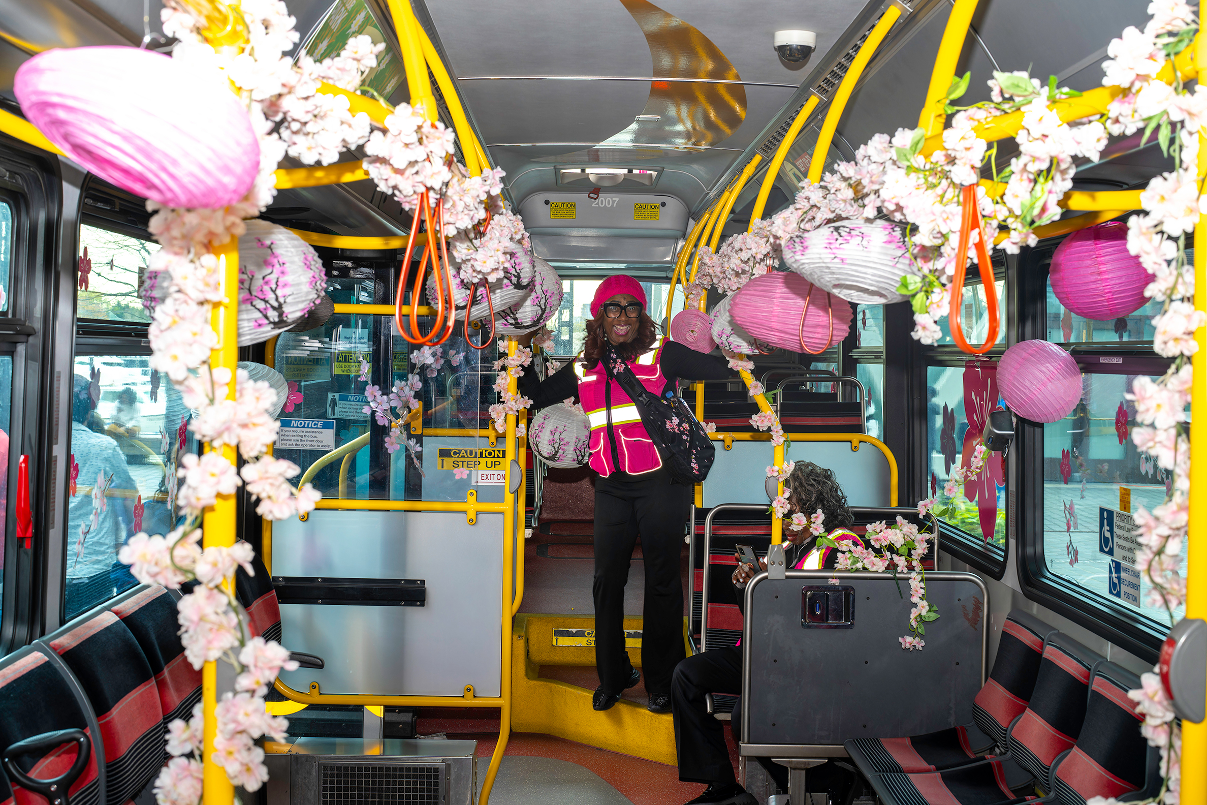 Cherry Blossom Bus